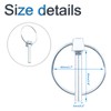 INCREWAY Linch Pin, 10PCS Diameter 6mm Carbon Steel Trailer Lock