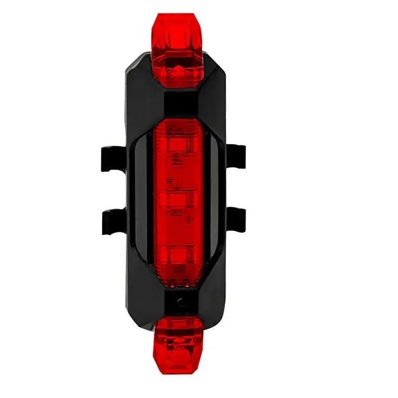 USB Rechargeable Bicycle Rear Light, 4 Modes Bicycle Tail Light,