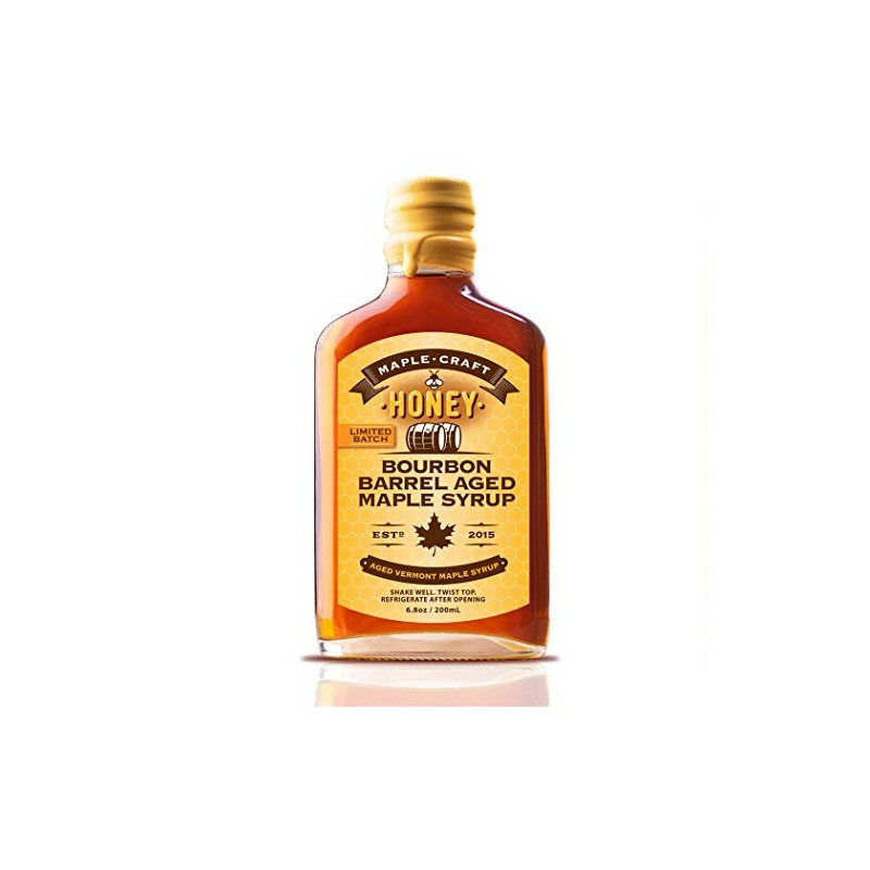 Maple Craft Foods, Honey-Infused Bourbon Barrel Aged Maple Syrup