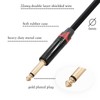 Dual 1/4 Inch to XLR Male Y Splitter Cable XLR