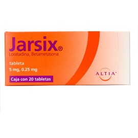 Jarsix 5/0.25 Mg Caja C/20 Tabletas - Laboratorios senosiain, s.a. de c.v.