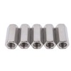 5Pcs Coupling Nut Hex Stainless Steel Anti Corrosion M12 Connector