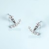 Limerencia Titanium Stud Earrings with Dangling, G23 Medical Earrings, Hypoallergenic