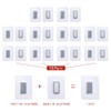 SEMINI Hidden Sew Magnetic Snap Invisible Hidden Sew in PVC