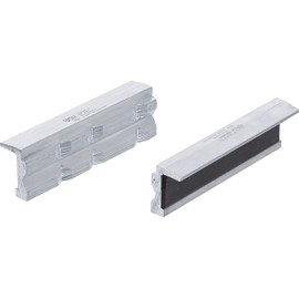 BGS 6796 | Vice Protection Jaws | Aluminium | Width 100 mm | 2 Pieces | with Magnet | Aluminium | Protective Jaws