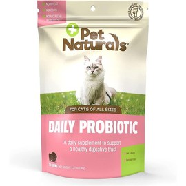 Pet Naturals Cat FOS Probiotics 30 Chewables x 1 / 펫내추럴스 고양이 FOS 프로바이오틱스 유산균 30츄어블 x 1개