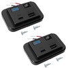RV USB Outlet 12 Volt USB Car Charger with Voltmeter
