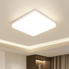 Kambo 36 W Ceiling Light LED Bathroom Square Ceiling Light Neutral White 4500 K 3240 LM Ceiling Light Flat Office Modern Panel Lamp Bedroom Light Living Room Balcony Hallway Kitchen