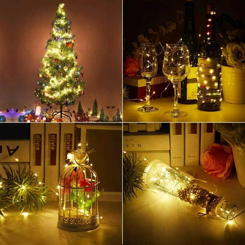 Lifeglow LED Fairy String Lights 12 Pack 20 Micro Lights