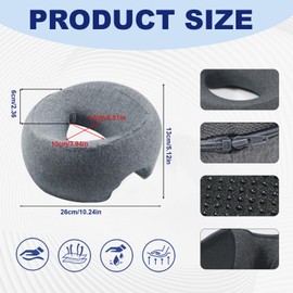 SI SEN Massage Table Face Cushion, Massage Face Cushion, Massage Table Face Rest Pillow, for Spa, Salon, Massage Bed