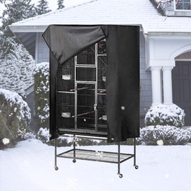 LITEMATIRA Universal Bird Parrot Cage Cover - Large Night Birdcage Protector for Bird Rescue, Night Accessories Guard, Windproof & Waterproof