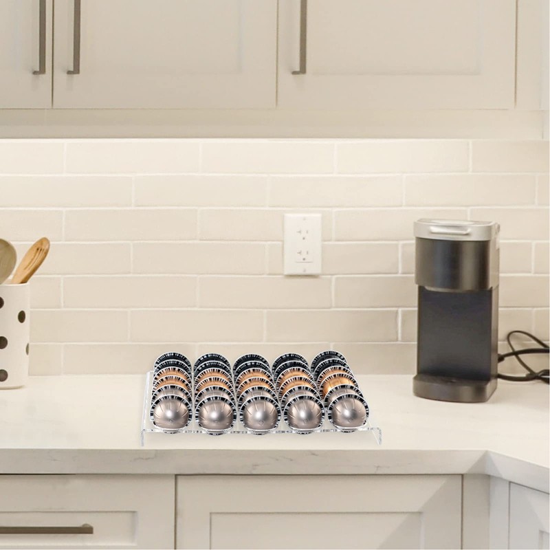 Capsule Holder Under Drawer Storage Tray Coffee Capsule Holder For