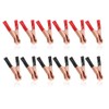 12 Pcs 50A Crocodile Clips, 80mm Copper-Plated Alligator Clips in