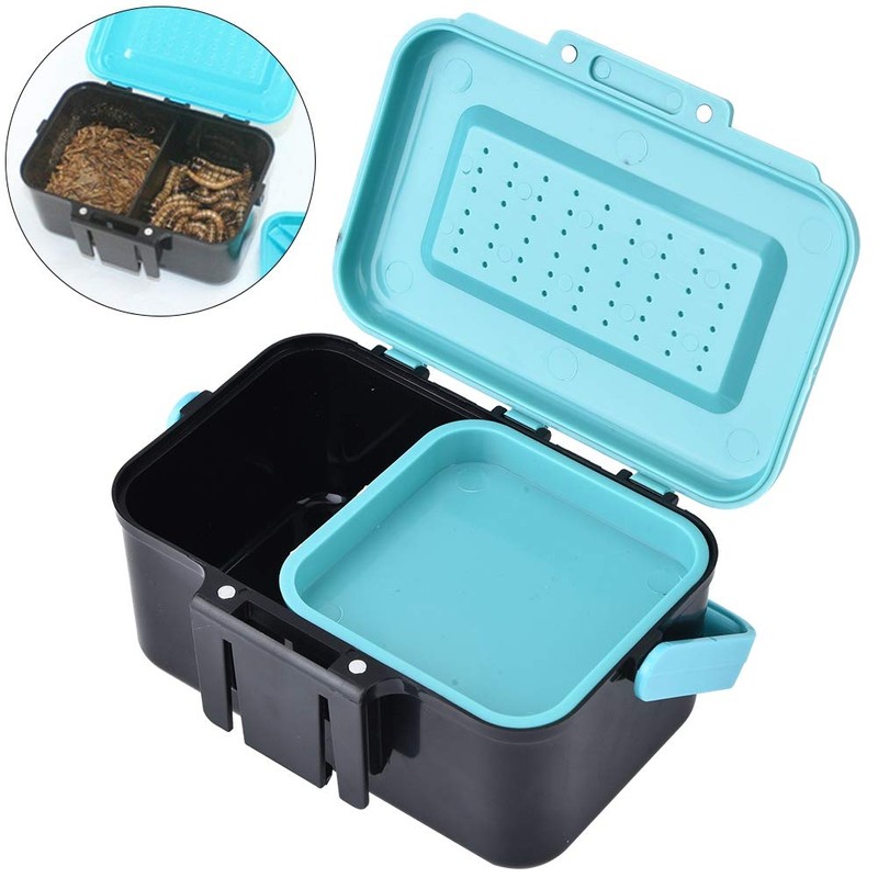 MechKit Fishing Bait Box Live Bait Storage Case, 13 ×
