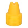 Cawila Mini Cones Set of 10 Yellow One Size