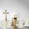 Pack of 12 Lantern Table Light Decoration Communion Confirmation Lantern