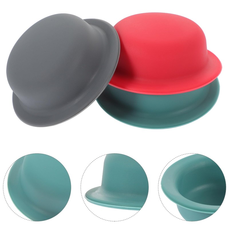 3pcs Silicone Pot Lid Knob Covers Universal Pot Pan Lids