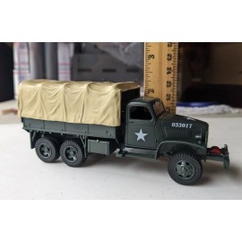 Denver Military 1:48 O Scale U.S. Army WWII Cargo Troop Truck CCKW-353 Deuce a Half Model Train