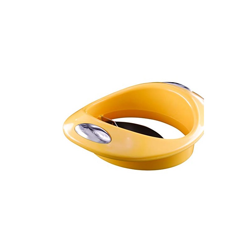 GSD Mango Slicer With Stand, Silver/Yellow