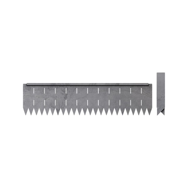 Hammer-in Landscape Edging - Cor-Ten Steel - 2ft Drainage Strips