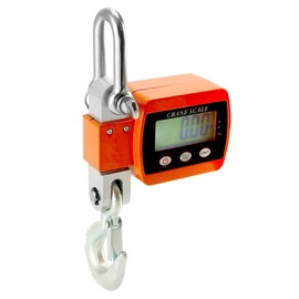 QWORK® Digital Hanging Scale, 500KG / 1102LBS, Aluminum Digital Luggage Scale, For Wharf Weighing, Steel Raw Materials, Fishing
