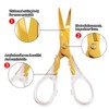 Acrylic Scissors, Stylish Gold Scissors Cute Stainless Steel Scissors with
