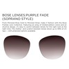 Bose Purple Fade, Soprano Cat-Eye Replacement Sunglass Lenses, Lens Width: