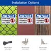 2 Pack Notice- Keep Door Closed At All Times Sign,