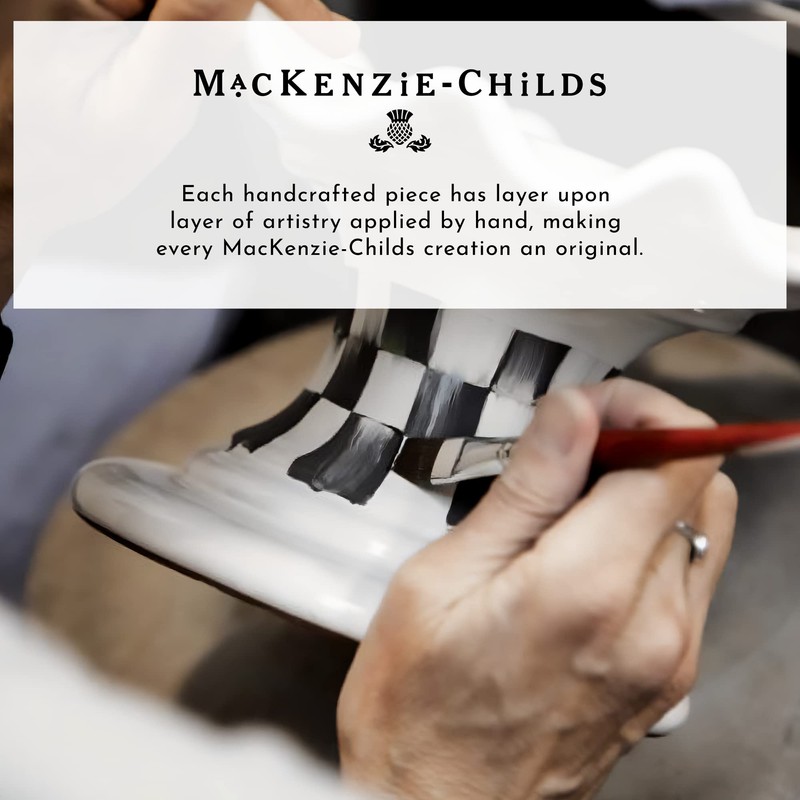 MACKENZIE-CHILDS Enamel Herb Pots, Small Plant Pots for Herbs or
