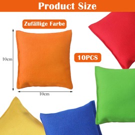 TNSLAND Cornhole Bags Set of 10 Throwing Bags Cornhole Bags Cornhole Game Outdoor Throwing Game Bean Bags Garden Games Blind Hole Game Sandbag Outdoor Games for Adults and Children