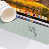 MOSISO Keyboard Cover with Solid Texture Compatible with MacBook Pro