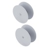 NAUBEA 1 Pack Door Hole Cover Plate Primed Gray Deadbolt
