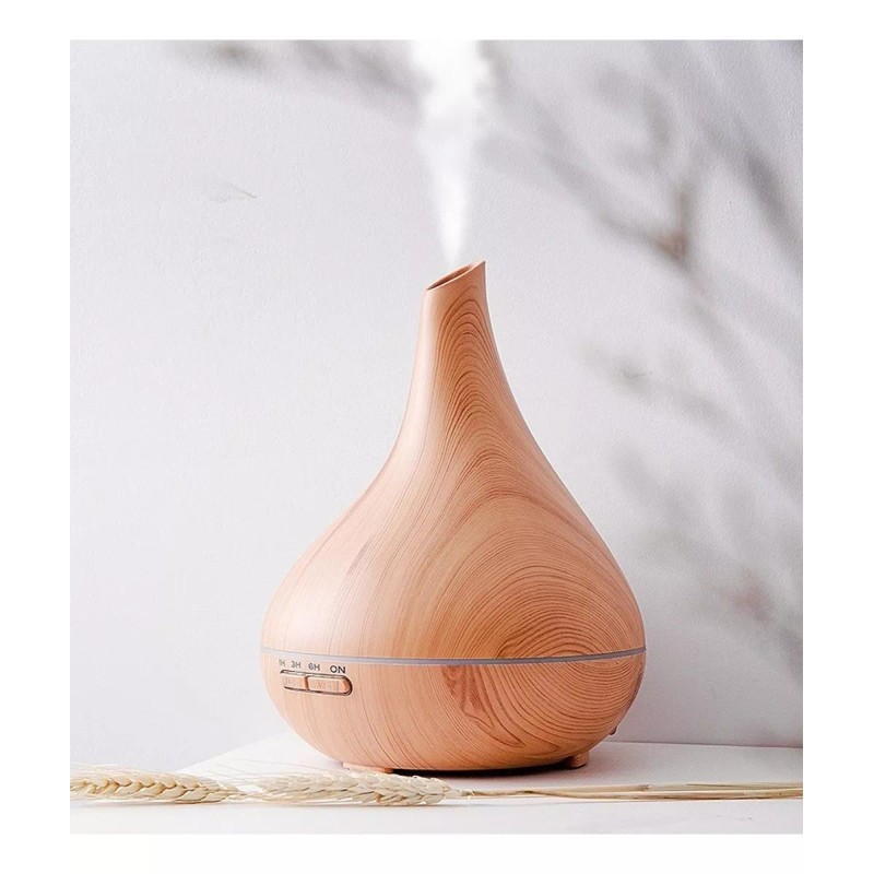 FUTUREM Humificador Difusor Aroma De 500ml Led Madera + 12