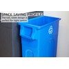 United Solutions Highboy Recycling Container, 23 Gallon, Space Saving Slim