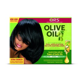 ORS ORS Olive Oil Built-In Protection Full Application No-Lye Hair Relaxer Extra Strength (Pack of 4)