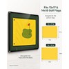 Fletzorb Golf Flag Frame 13x17/14x18, Acrylic Display Case with Green