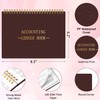 HAUTOCO Accounting Ledger Book A5 Horizontal Ledger Books for Small