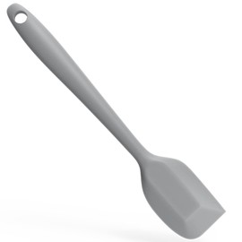 Secura Silicone Spatula,Non Stick Rubber Kitchen Spatulas,Suitable for Cooking,Mixing and Collect Milk Foam Gray small