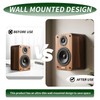 xyuayamz Speaker Wall Mount, Speaker Stand, Wall Mounted Speaker Stand,