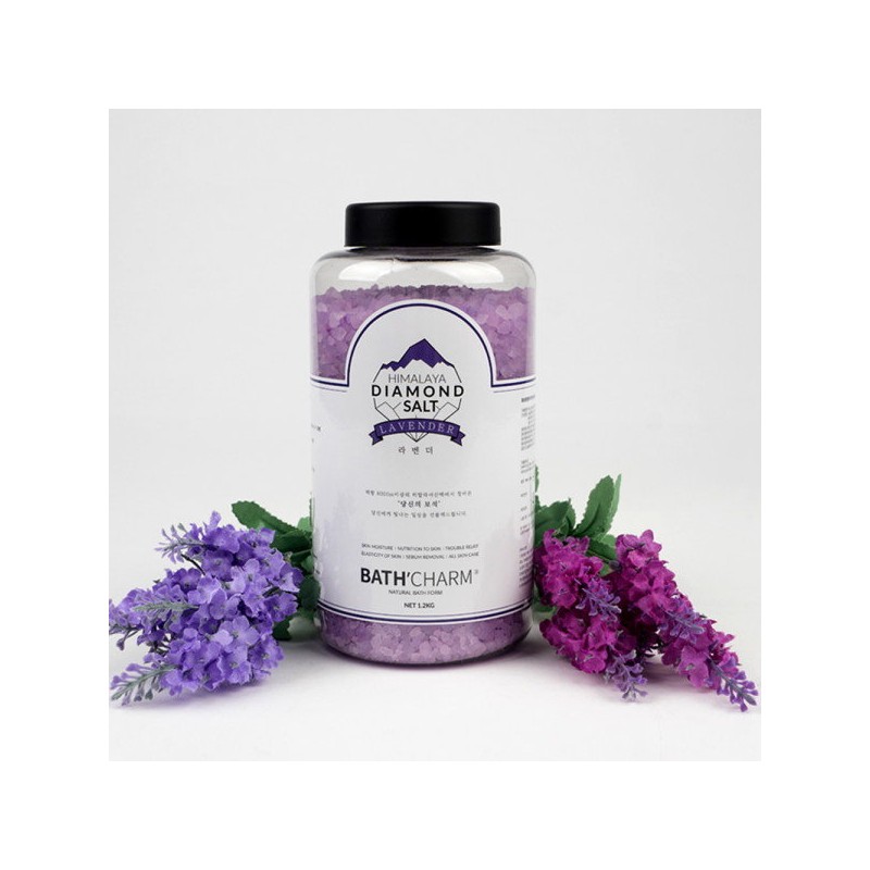 Bath Charm Himalayan Diamond Salt 1.2KG bath salt, pink salt