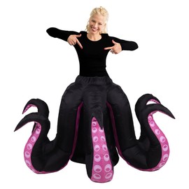 Riidmaax - Disfraz inflable de Halloween para adultos, disfraz inflable de pulpo, divertido disfraz de animal