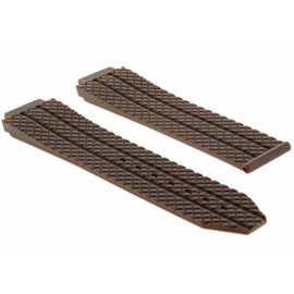 Ewatchparts 24mm Rubber Diver Watch Band Strap Compatible With Hublot 44-45 Big Bang 301.SX.130.RX Brown