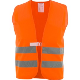 Asatex WTP High Visibility Polyester Vest, Bright Orange