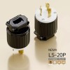 NEMA 네마 L520P 20암페어 125볼트 커넥터 L520 플러그 잠금 코드