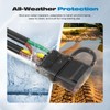 4 Pin 5 Wire Trailer Wiring Harness Kit, Malictele 50FT