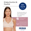 SUSA Women's Damen Entlastungs-BH Ohne Bügel Topsy Wireless Bra, Brown