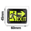 SkinoEu 2 x 3D Gel Emergency Exit Sign Green Route
