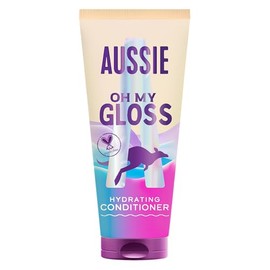 Aussie Oh My Gloss Hydrating Conditioner 200ml. Softens and Smooths Dry & Dull Hair. Infused with Australian Macadamia Nut Oil. Vegan and Cruelty-Free
