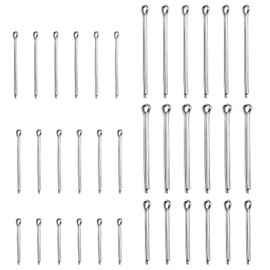 100 Stück Splinte,Splintensortiment aus Stahl,Splintensortiment,Splintenset (M1,5 bis M2,5),für Autos,LKWs,Motorreparatur, Anhängerkupplungsbolzen,6 Größen