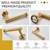 Toilet Paper Holder Brushed Dark Gold, APLusee SUS304 Stainless Steel